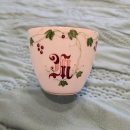 Vintage 'M'  Porcelain Teacup  SH