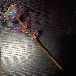 Decorative Holographic Or Rainbow Artificial Rose (NM)