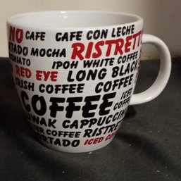 Great Gatherings Part Of The 'Coffee Lover's'collection Stoneware Coffee Cup (NM)