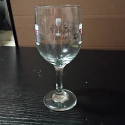 Collectible Wine Glass With The Humorous Phrase 'In Dog Wines, I've Only Had One' (NM1)