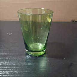Green Glass Tumbler Hazel Atlas Style (NM1)