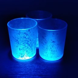 Blacklight Reactive Frosted Matte Candle Holder (NM1)