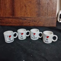 Collectible Miniature Mugs For A Dollhouse Or Display (NM)