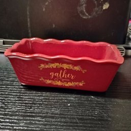 Nantucket Ceramic Mini Loaf Pan (NM)