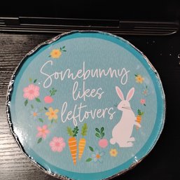 5 Count Round To Go Tins With Easter Themed Covers (NM)