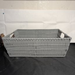 Whitmor Rattique Small Shelf Tote In Grey (NM)