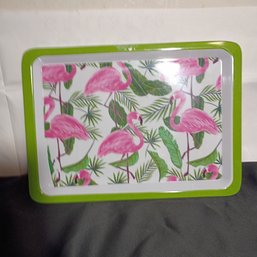 Decorative Tropical Flamingo Serving Tray (NM)