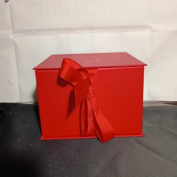 Red Hallmark Keepsake Ornament Storage Box Designed For Organizing Holiday Decorations (NM)