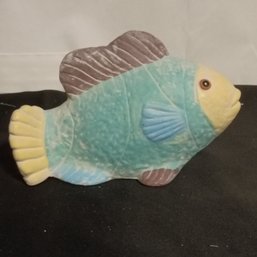 Vintage K's Collection Decorative Ceramic Tropical Fish Figurine (NM)