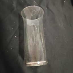 9' Clear Round Glass Vase (NM)