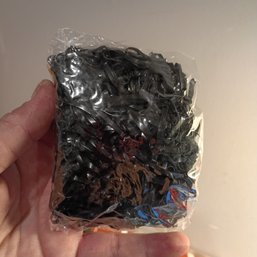 Small Black Rubber Bands / Hair Ties (NM)