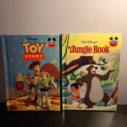 Vintage Collectible Hardcover Disney Books 'Toy Story 1996' And 1'the Jungle Book 1993 ' (NM)