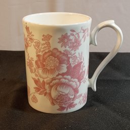 Roy Kirkham Pink Victoriana Fine Bone China Mug (NM)