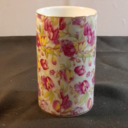 Porcelain Royal Cotswolds Toothbrush Holder Featuring An 'English Tradition' Floral Chintz Pattern (NM)