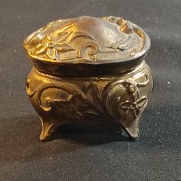 Antique Art Nouveau Jewelry Casket Likely From Between 1900 And 1925. (NM)