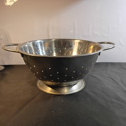 Wazir Chand & Co Colander Stainless Steel Large Strainer (NM)