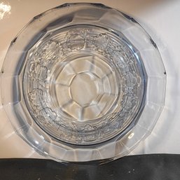 Vintage Anchor Hocking Avalon Clear Pressed Glass 12-inch Serving Platter (NM)