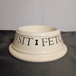 Ceramic Pet Bowl From Boston Warehouse (NM)