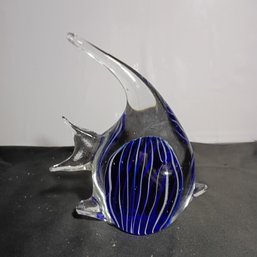 'Murano-style' Art Glass Fish Figurine By Pier 1 Imports (NM)
