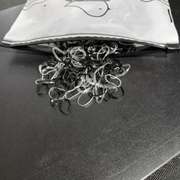 1000 Pcs Small Black And White Elastic Rubber Bands, Often Used For Braiding Or Ponytails(NM)