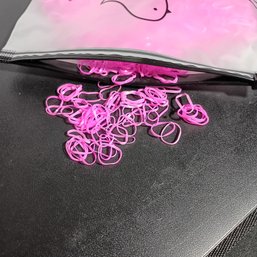 1000 Pcs Small Pink Elastic Rubber Bands, Often Used For Braiding Or Ponytails (NM)