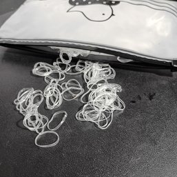 1000 Pcs Small Clear Elastic Rubber Bands, Often Used For Braiding Or Ponytails (NM)