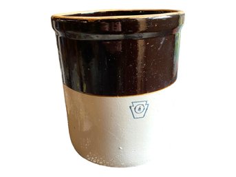 Antique 4 Gallon Stoneware Crock