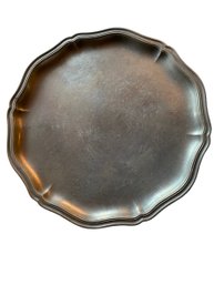 Antique French Pewter Tray