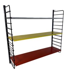 A. Dekker Tomado Shelving Wall Unit Circa 1950