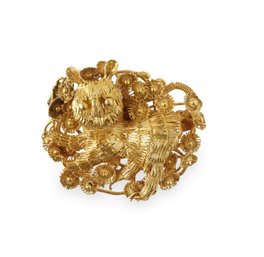 20K Gold Foo Dog Pin