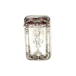 Antique Victorian Gorham Sterling Match Strike