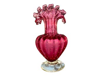 Mid-Century Murano Glass Vase