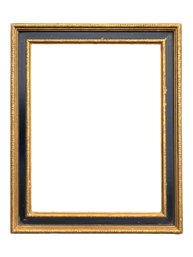 Vintage Gilt And Black Frame
