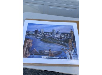 Egypt Memphis On The River Print Signed Limited Edition 1588 Our Of 7777