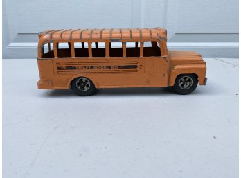 Orange Hubley School Bus