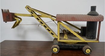 1920's Steam Shovel Toy Pressed Steel