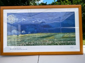 Van Goph Print - Wheat Field Under Thunder Clouds