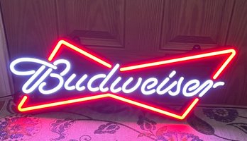 Budweiser Bow Tie Sign