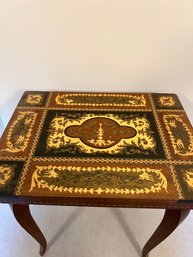 Italian Sewing Table/Music Box - Lot B