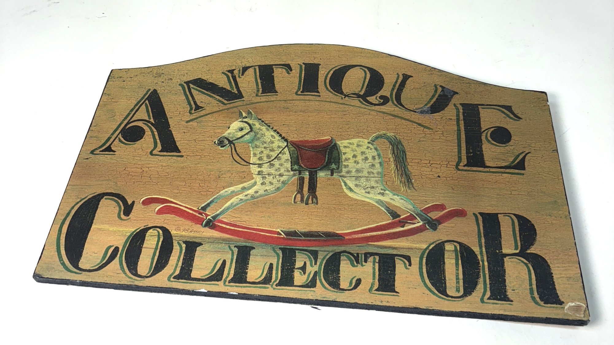 Antique Collector Wooden Sign #34927 | Auctionninja.com
