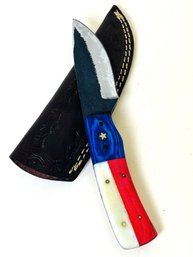 Hand Crafted  Steel Knife With Leather Sheath 8
