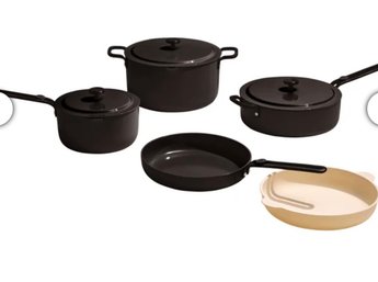 Brand New Sealed Our Place 8-piece Essentials Ceramic Nonstick Cookware Set