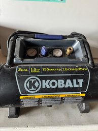 Kobalt  3 Gallon-  1.5hp Air Compressor