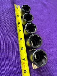 NEW Blue-Point TTWY  7/8' 1/2' Drive SAE Black Oxide Twist Impact Socket Set  USA