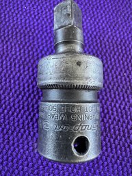 Snap On IPF80A 3/8' Drive Lock Button Universal Joint Impact Socket Adapter USA