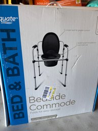 New Bedside Commode Open Box