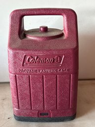 Vintage  Coleman Lantern In A Case