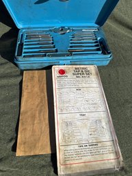 Matco Tools 42pc Metric Tap & Die Super Set No. 6312 Made In USA Complete Set
