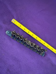 MAtco Tools 2-9mm Standard SAE Hex Bit 3/8' Drive Socket  W Tray