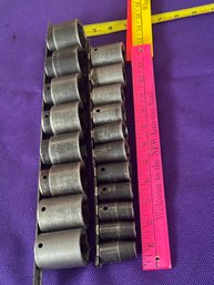 Snap-on IM 19Pc 1/2' Drive / 6 Point Pt SAE Flank Drive Shallow Impact Set  Sockets